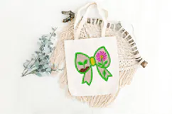 Floral Garden Bow Machine Embroidery Product Image 3