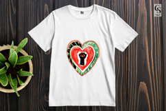 Unity Heart Fist Clipart Sublimation PNG Product Image 3