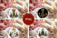 Rustic Christmas Tree Ornament Designs, Christmas Gift Tags Product Image 3