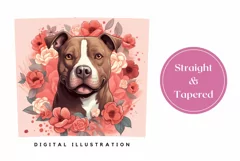 Pitt Bull Tumbler Wrap Design, Pitt Bull Sublimation Tumbler Product Image 3