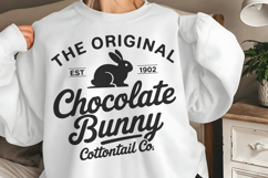 The original est.1902 chocolate bunny cottontail SVG Product Image 3
