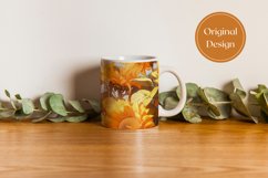Sunflowers Mug Sublimation Design, Fall Sublimation Design Product Image 3