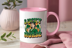Lucky Nurse St. Patrick&#039;s Day Sublimation PNG Design Product Image 3