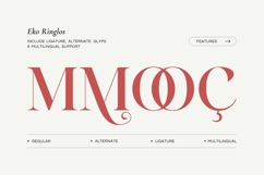 Eko Ringlos - Beautiful Serif Font Product Image 3