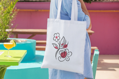 Elegant Floral Outline Embroidery Design File Product Image 3