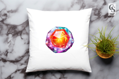 Diamond Gem Clipart Sublimation PNG Product Image 3