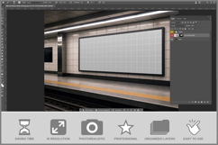 Subway Platform Billboard Product Image 2