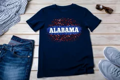 Alabama PNG, Alabama Sublimation t-shirt Product Image 3