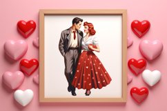 Valentines Day Couple Clipart, Valentines Clipart Product Image 3