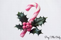 Retro Christmas Sublimation Clipart Bundle PNG Product Image 4