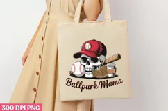 Ballpark Mama PNG, Baseball Mama Sublimation PNG Product Image 3