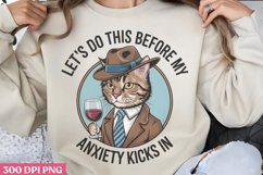 Let&#039;s do this before my PNG, Funny Animal Sublimation PNG Product Image 3