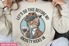 Let's do this before my PNG, Funny Animal Sublimation PNG Product Image 3
