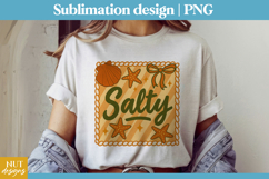 Beach t shirt designs, Salty tote bag, Coquette Bow frame Product Image 3
