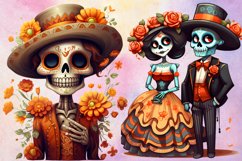 Dia De Los Muertos Skeleton Sublimation, Dia De Los Muertos Product Image 4