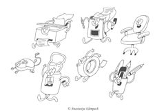 Office items doodles Product Image 3