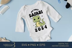 My First Safari 2024 SVG PNG Sublimation | Newborn |Vacation Product Image 3