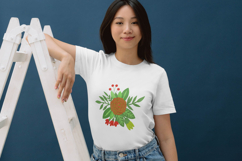 Elegant Floral Bouquet Embroidery Design Product Image 3