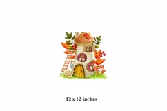 Fabulous autumn house of dwarfs, Dwarf House PNG Download Product Image 2