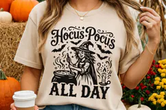 Hocus Pocus All Day Svg, Halloween Witch Svg, Funny Svg. Product Image 4