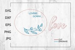 Lovers gonna love | Wedding sign Laser cut Engrave Product Image 2