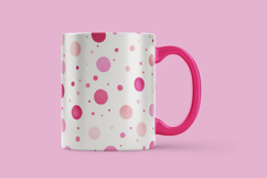 Pink Black Polka Digital Paper Product Image 3