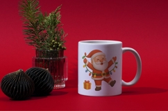 3D Santa Clipart Set Product Image 3