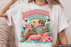 Margarita Weather PNG | Tropical Summer Leopard Design Product Image 1