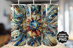 Stained On Stained Glass Tumbler Warp - Tumbler Design Product Image 1