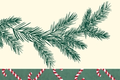 Christmas Pine Tree Border SVG, PNG Clipart Product Image 3