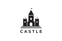 Castle Logo Design Vector Template Product Image 3
