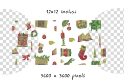 Wax Crayons Cozy Cabin Seamless Patterns Product Image 4