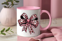 Coquette Leopard Valentines Bow Sublimation PNG Product Image 3