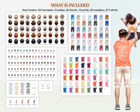 Dad and Baby Clipart Portrait Creator Product Image 3