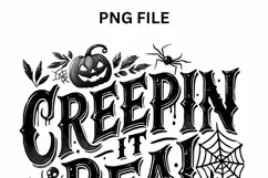 Halloween Quotes PNG, Fright Night Sublimation Design Product Image 4