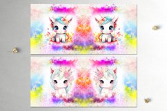 Watercolor Unicorn | kids Mug Sublimation design bundle, JPG Product Image 3