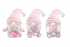 Mom and daughter, Dwarf digital clipart png, Mother's Day Product Image 5