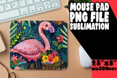 Tropical Flamingo Mouse Pad - Holiday Fun Product Image 1