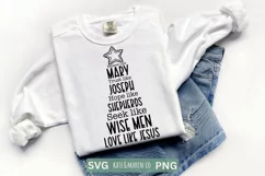 Christmas SVG | Believe Like Mary SVG | Christian SVG Product Image 2