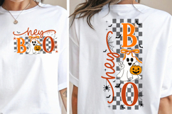 Hey Boo PNG, Halloween PNG, Halloween Sign, Boo Ghost PNG Product Image 4
