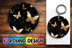 Shimmering Round Creations: Sublimation Art Product Image 1
