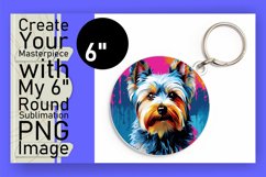 Vibrant Canine Kaleidoscope: Colorful Circle Art Product Image 1