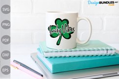 St Patrick's Day SVG / Lucky Vibes SVG Design Product Image 2