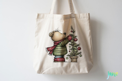Whimsical Christmas Bears Clipart Product Image 3