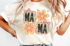 Floral Mama Coquette PNG, Preppy Mama Png Product Image 3