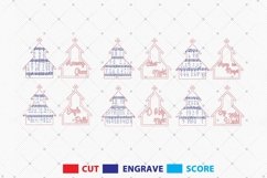 Christian Ornament Svg ,Church Wood Ornament Svg Product Image 2
