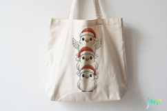 Cute Christmas Animals Stacks PNG Product Image 3