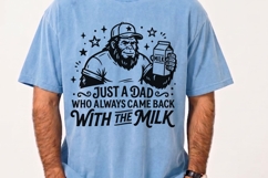 Just A Dad Who Always Came Back With The Milk Svg, Funny Svg Product Image 4