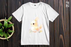 Cute Baby Chick Watercolor Clipart Sublimation PNG Product Image 2