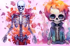 Pink halloween Sublimation Clipart, Cute Pink Halloween PNG Product Image 4